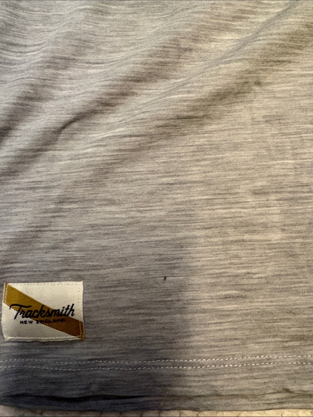 Tracksmith women’s short sleeve harrier tee original size medium heather gray - Picture 5 of 6
